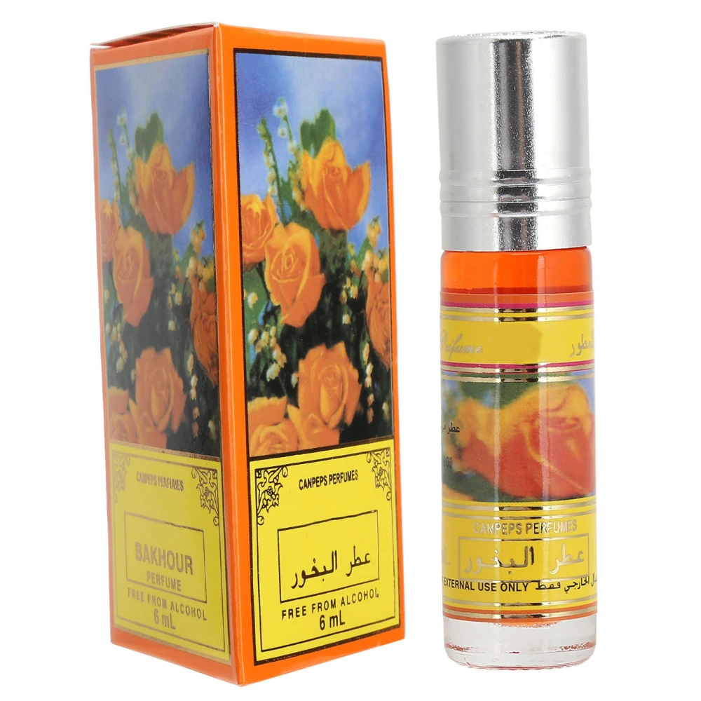 RollOn Perfume 6ML Muslim Essential Oils Natural Vegetable Oil Perfumes for Men Women(YELLOW ROSE )