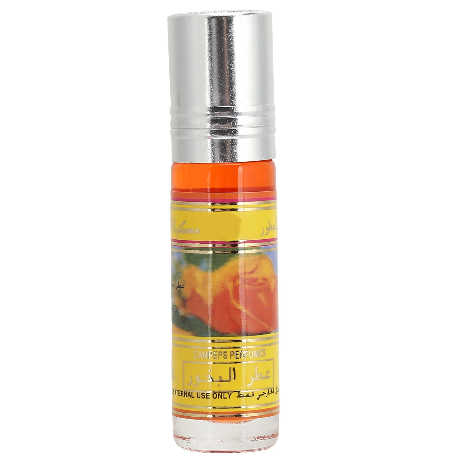RollOn Perfume 6ML Muslim Essential Oils Natural Vegetable Oil Perfumes for Men Women(YELLOW ROSE )