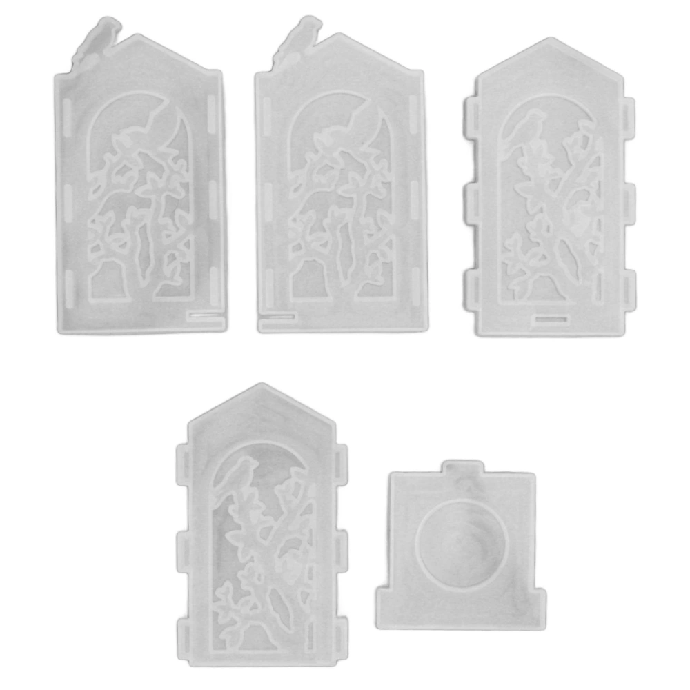 Candlestick Silicone Mold Unique Design Elastic Easy Demoulding Mould Craft for DIY Candle Holders Ornaments