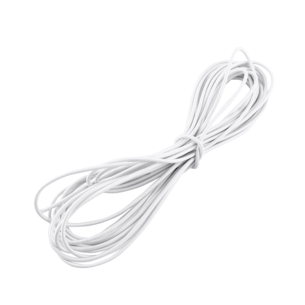 10Meters Strong Elastic Bungee Rope Shock Cord Tie Down DIY Craft Jewelry Making(White)