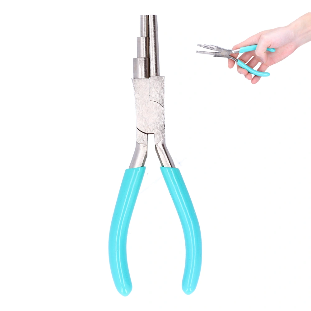 Winding Pliers 3‑Section Round Nose Carbon Steel Wire Coilling Shaping Tool Accessories