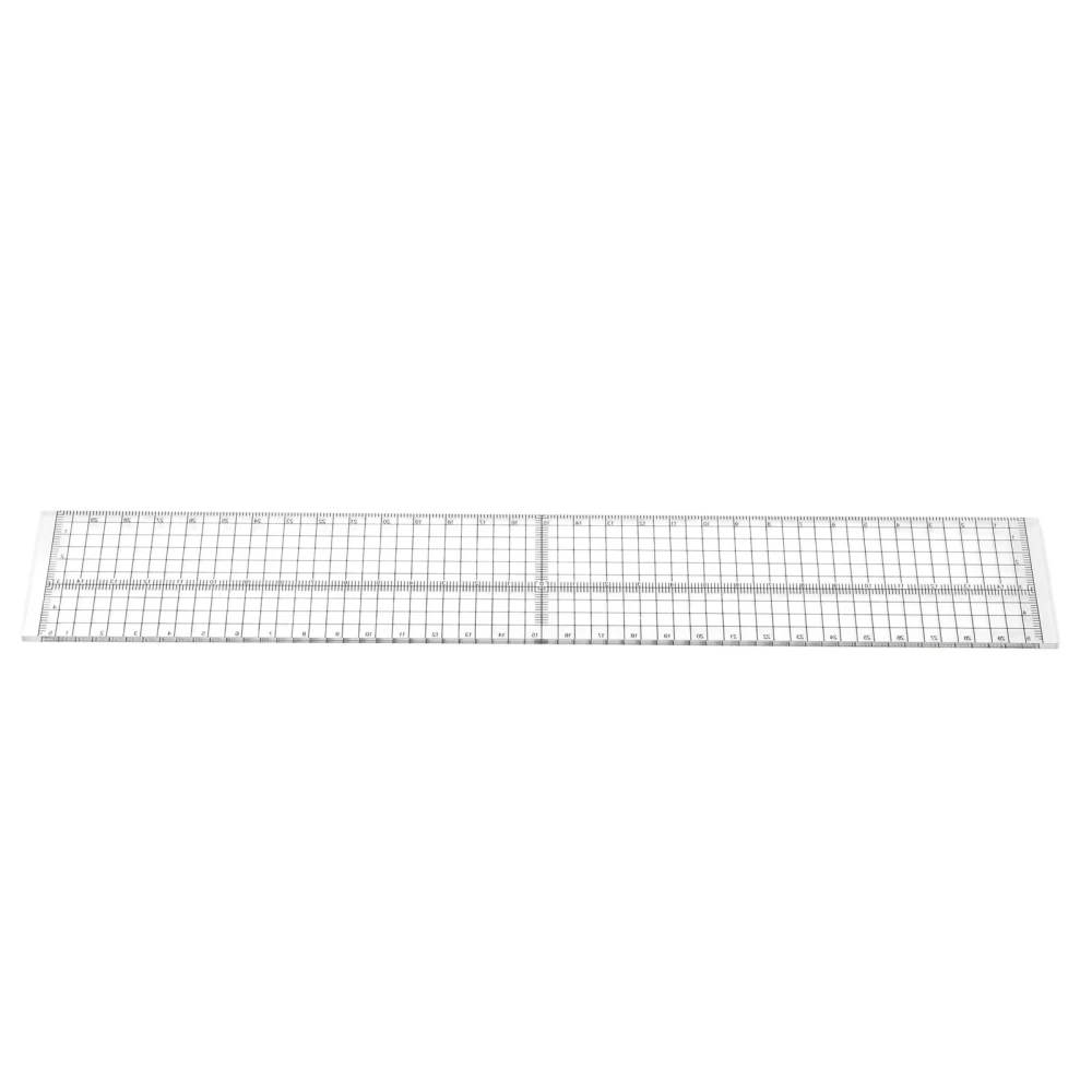 Sewing Ruler Clear Scale Transparent Durable Acrylic Highly Accurate Flexible Wide Application Clear Ruler