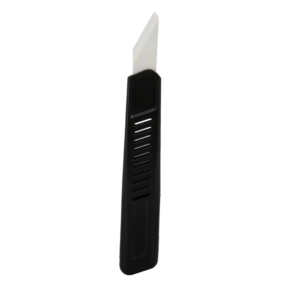 Leather Knife Ceramic Blade Plastic Handle Compact Light Durable Leather Sharping Knife for Cutting Skiving Trimming