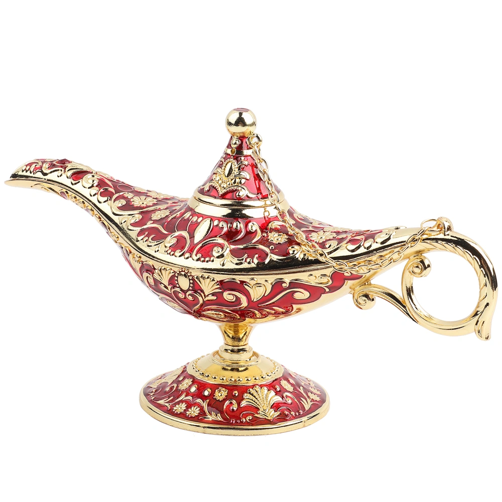 Retro Metal Fairy Tale Conjuring Genie Home Teapot Oil Lamp Decoration