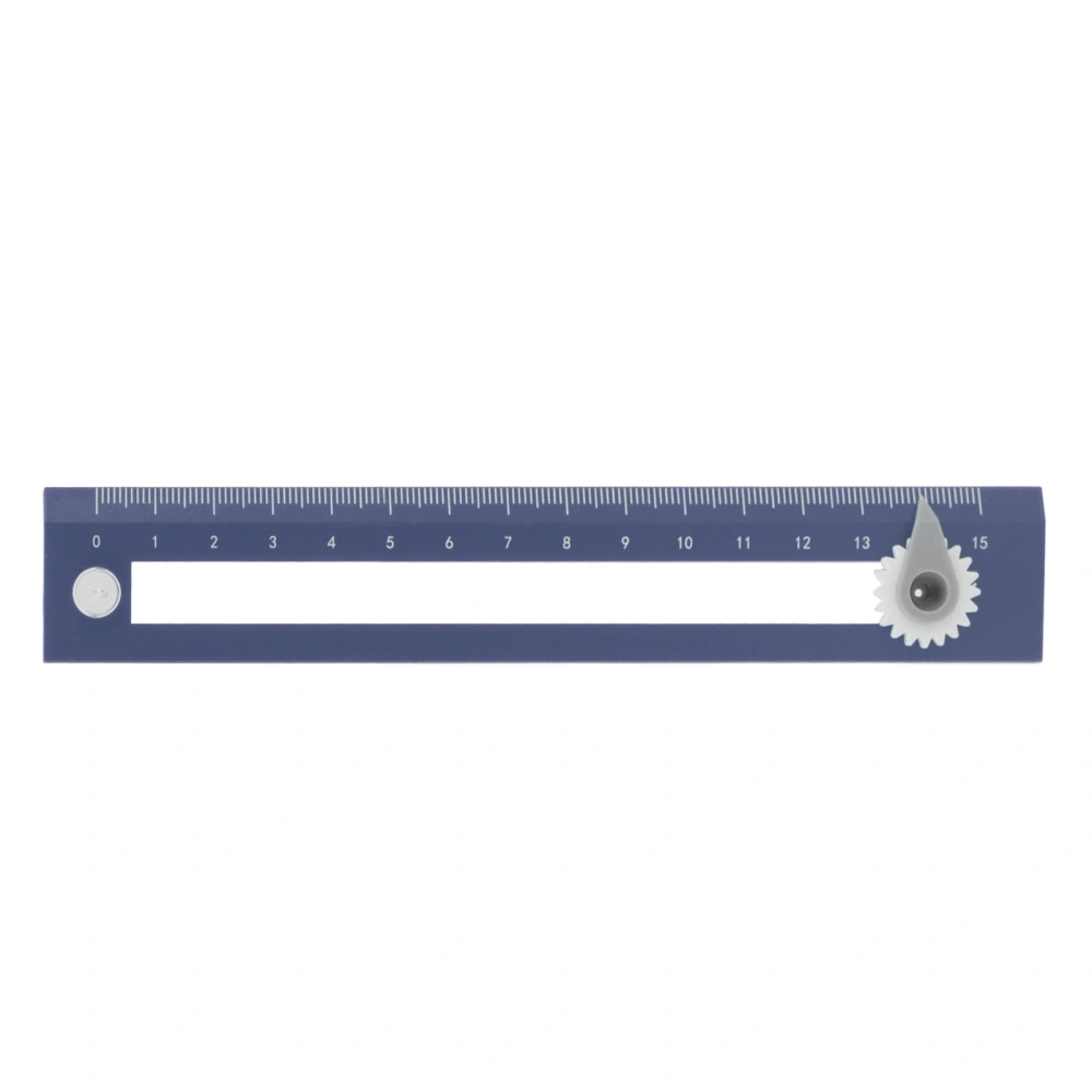 Compass Ruler Two in One High Accurate Student Drawing Compass Straightedge Learning ToolBlue