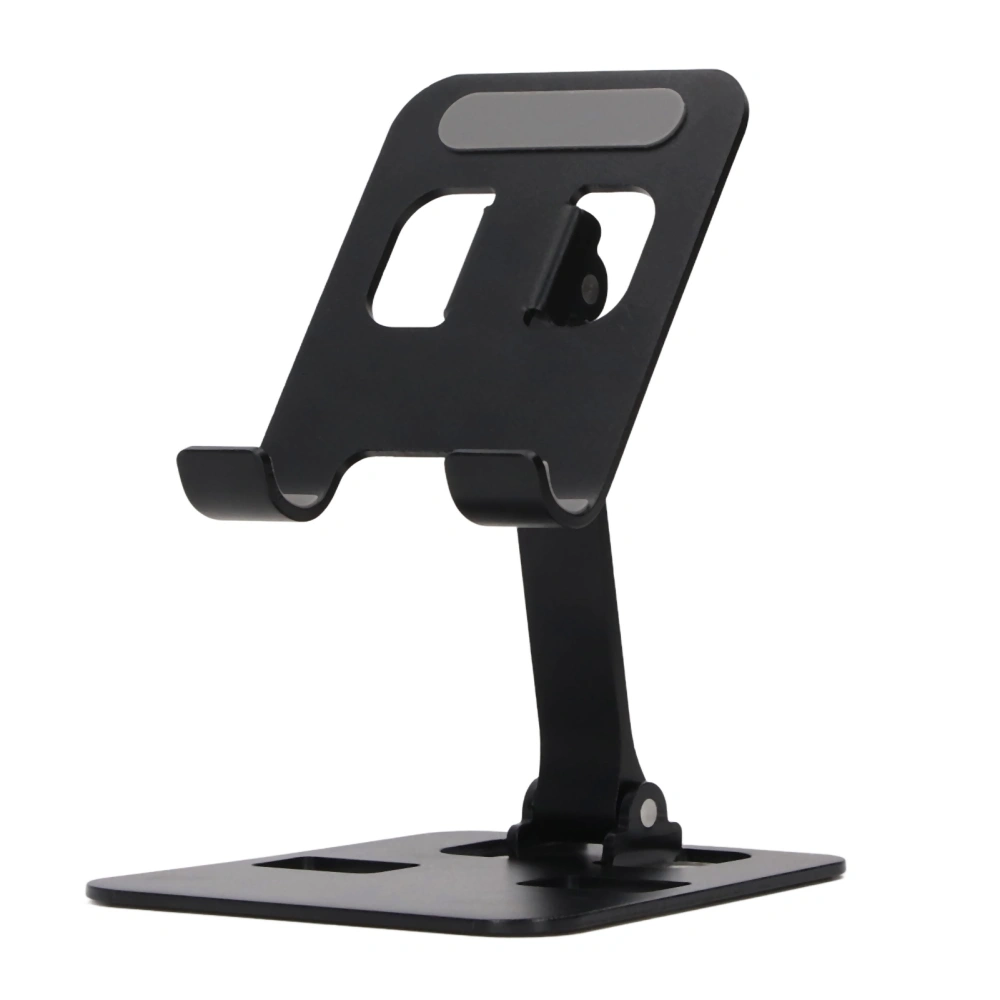 Desk Phone Stand Aluminum Alloy Adjustable Angle Antislip Silicone Phone Holder Stand for Tablet Phone Below 12.9in