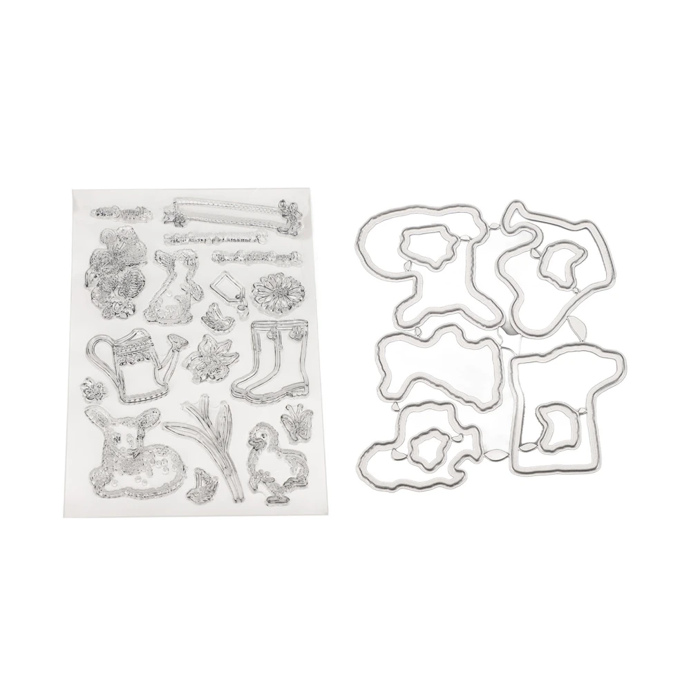 Clear Stamps Transparent TPR DIY Making Reusable Easy Carving Embossing Tool for Card Making