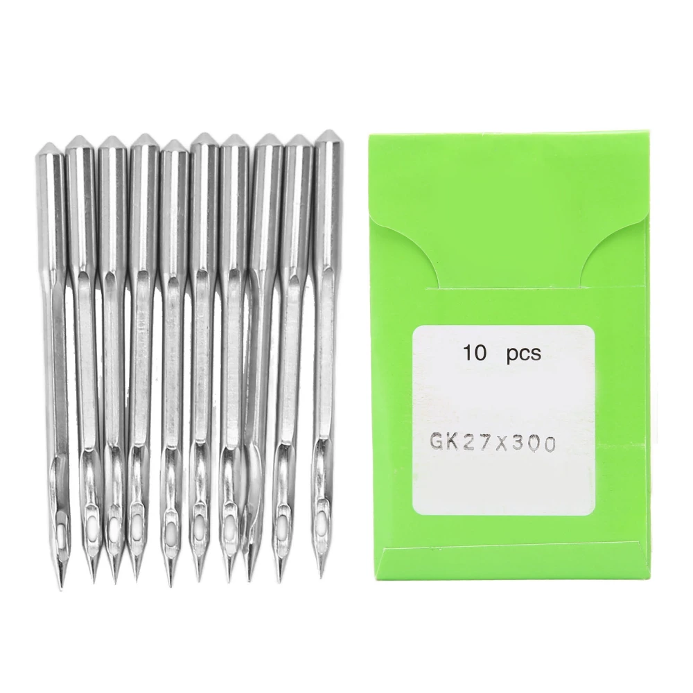 10pcs Sewing Machine Needles Universal Standard Heavy Duty Steel Assorted Sewing Machine Needle Combo for GK27 Series GK27x300