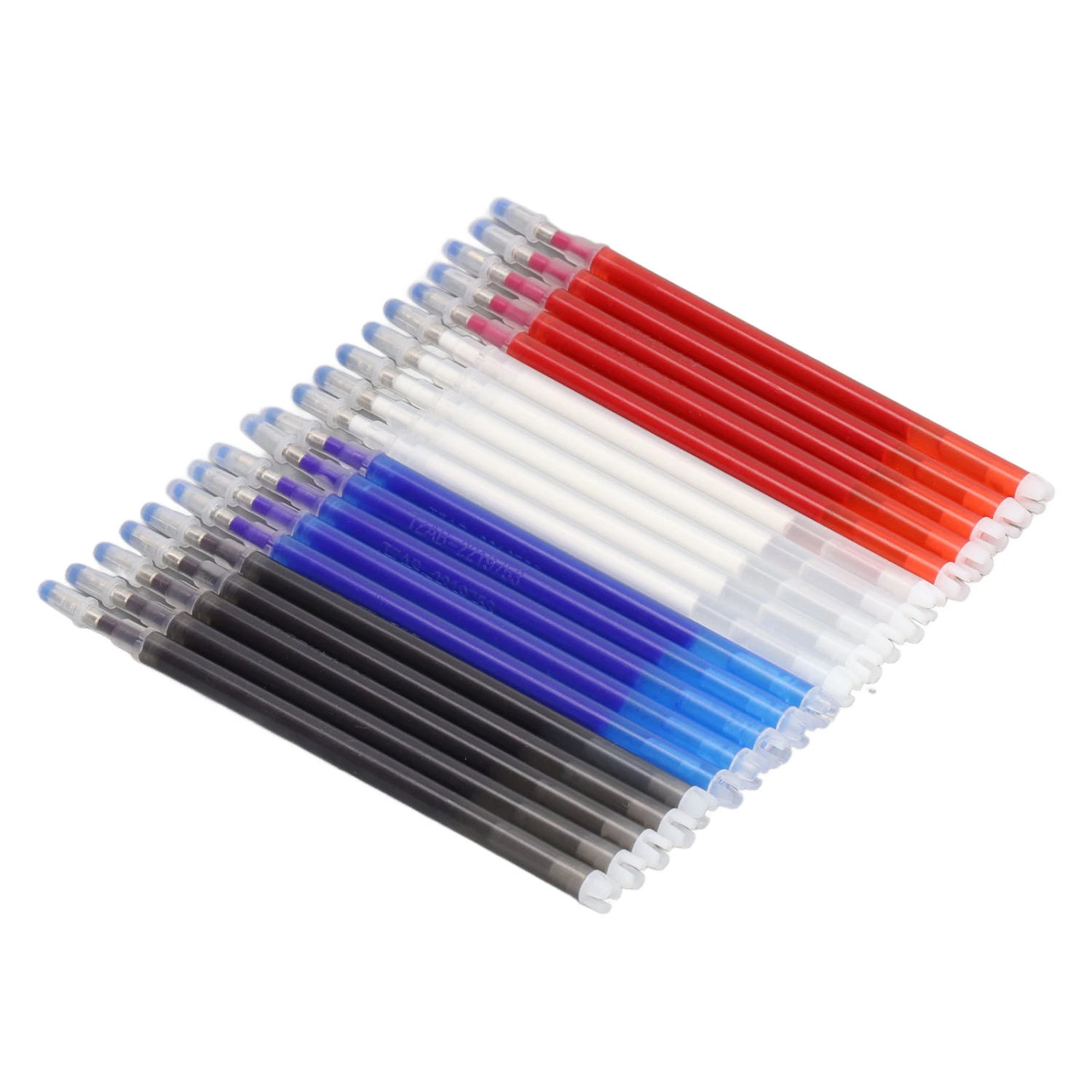 80Pcs Heat Erasable Pens Refills 4 Bright Colors Heat Erasable Steel Head Fabric Pens Refills for Sewing Clothing DIY