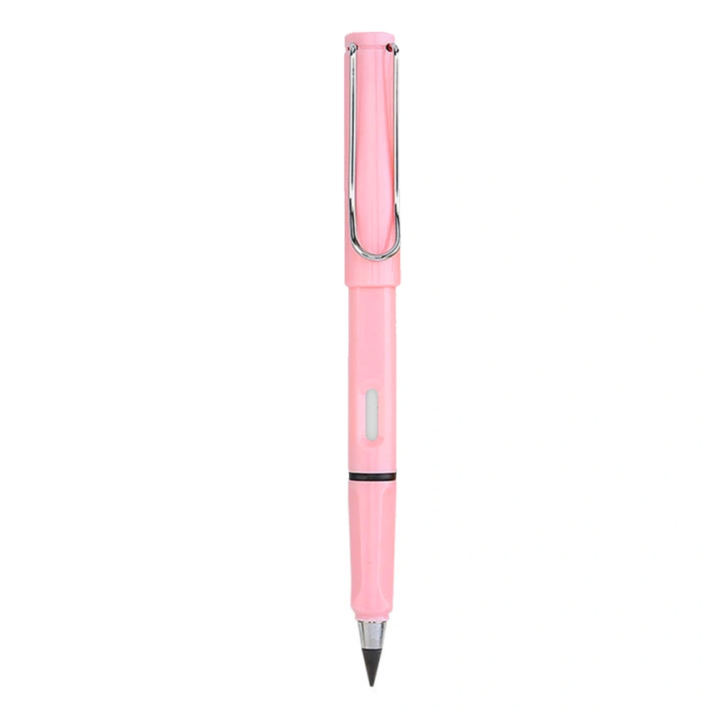 Inkless Pencils HB Hardness Long Lasting Ergonomic Inkless Pencil with Eraser for Student Artists Pink