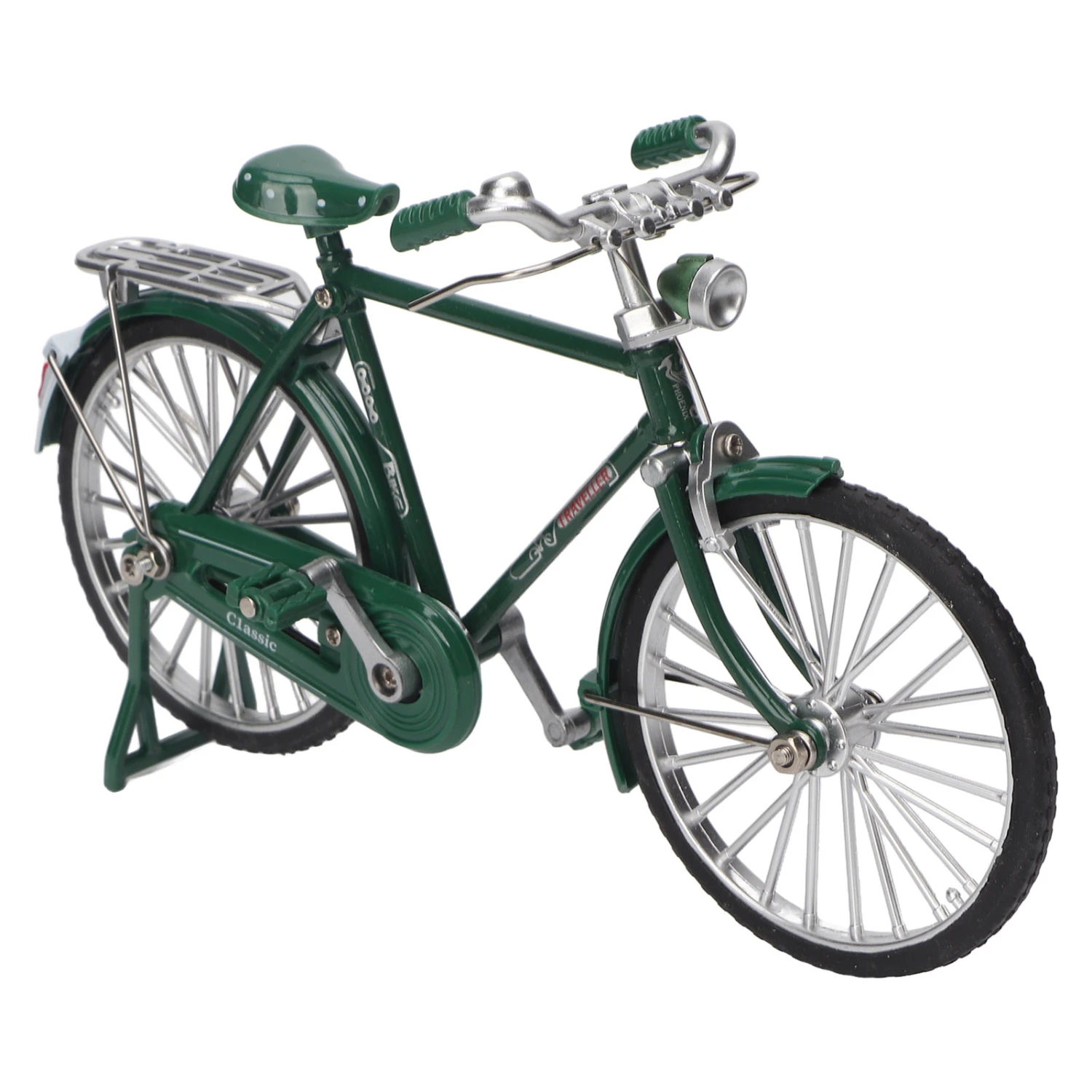 Vintage Bike Model High Simulation Rotatable Wheel Exquisite Details Mini Bike Model for Desk Bookshelf Decoration