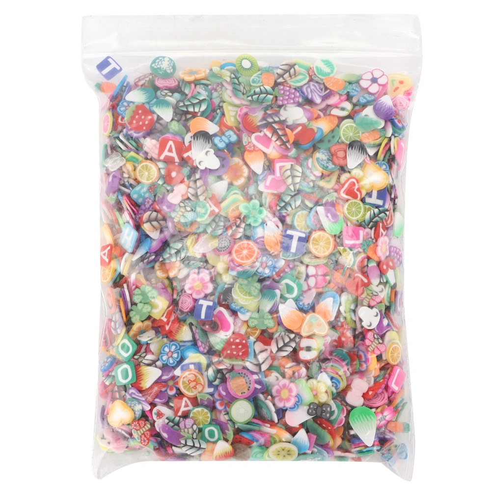 3000Pcs Clay Beads Mooth Light Waterproof DIY Clay Fruit Slices for HandMade Decoration