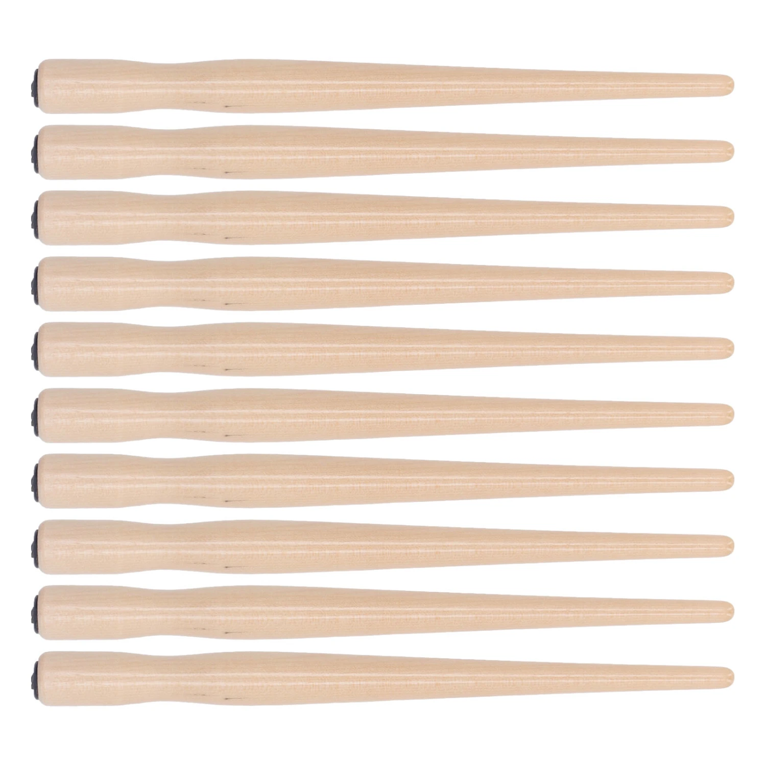 10 Pcs Nib Pen Holder Comfortable Grip Smoother Wooden Comic Pen Nib Holder for Art Painting English Calligraphy Burlywood