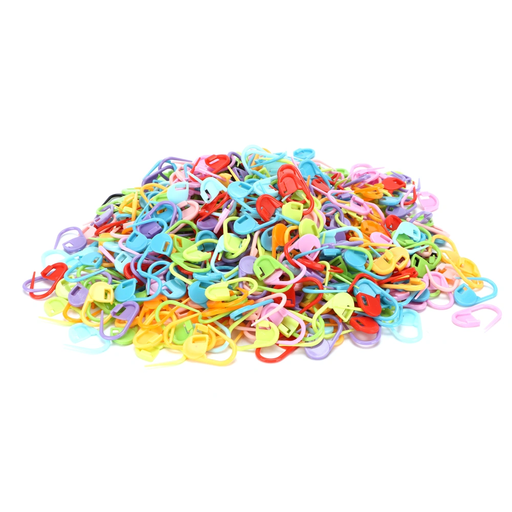 1000Pcs Knitting Markers Plastic Colorful Durable Crochet Clips for Knitting DIY Craft