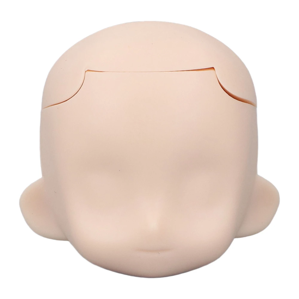 Blank Doll Head for 1/12 Ball Jointed Doll DIY Makeup Exquisite Removable Plastic Cement Doll Head