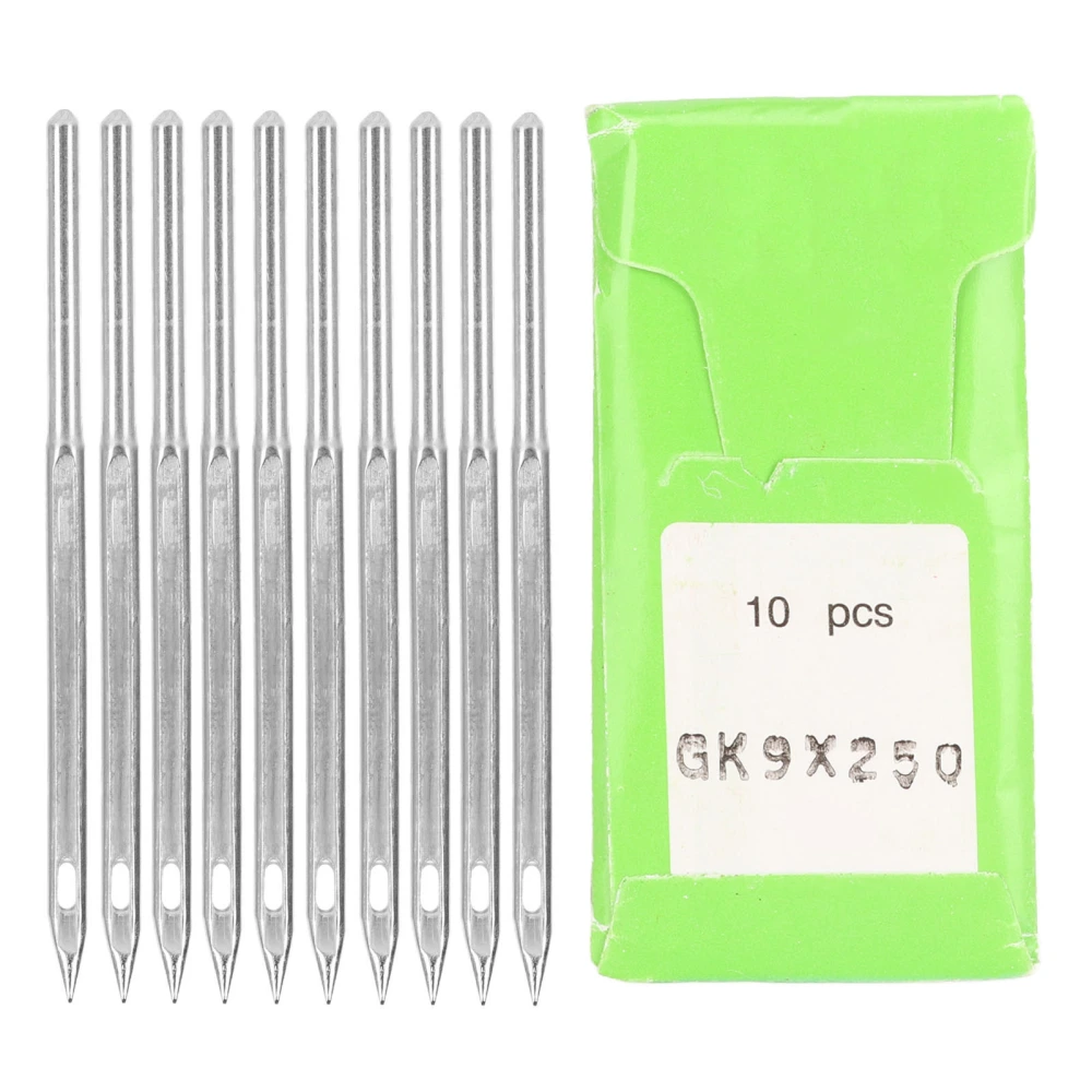 10pcs Sewing Machine Needle Durable Steel Burr Free Embroidery Machine Needle Set for GK9 Home 5cm 250