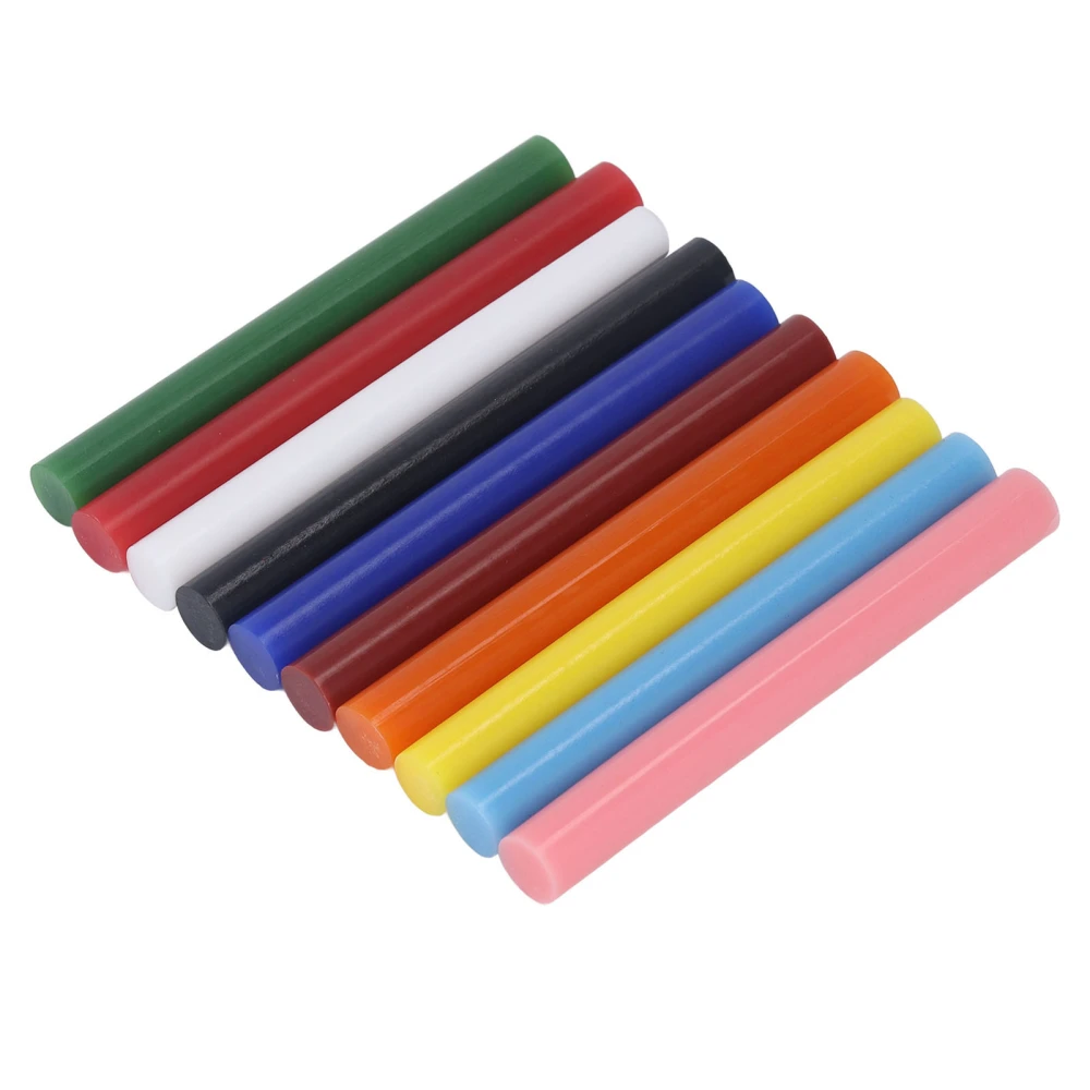 10Pcs Hot Melt Glue Stick 11x100mm Strong Adhesion Aging Resistance Hot Glue Sticks for DIY Crafts Furniture Repairs