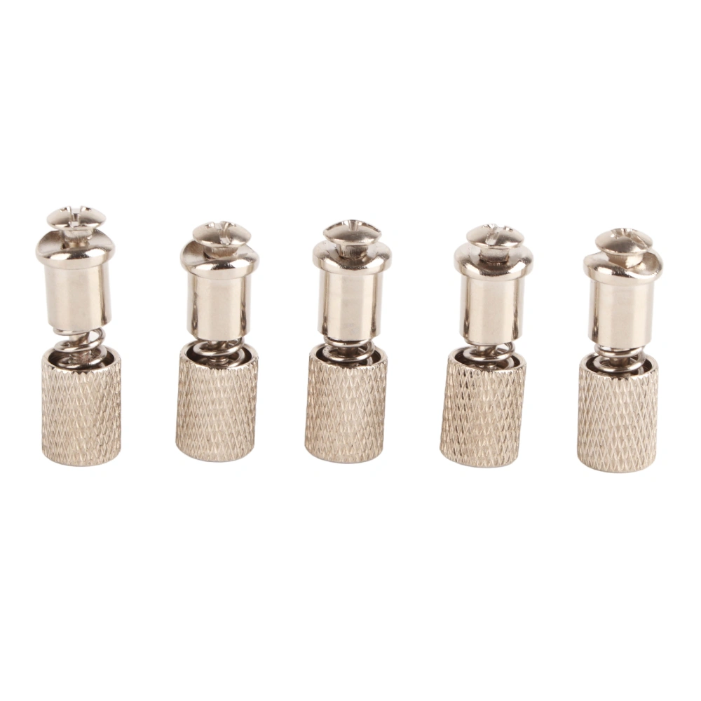 5Pcs Spring Foot Clamp Stainless Steel Easy Change Strong Durable Presser Foot Change Screws Clamp For Sewing Machine