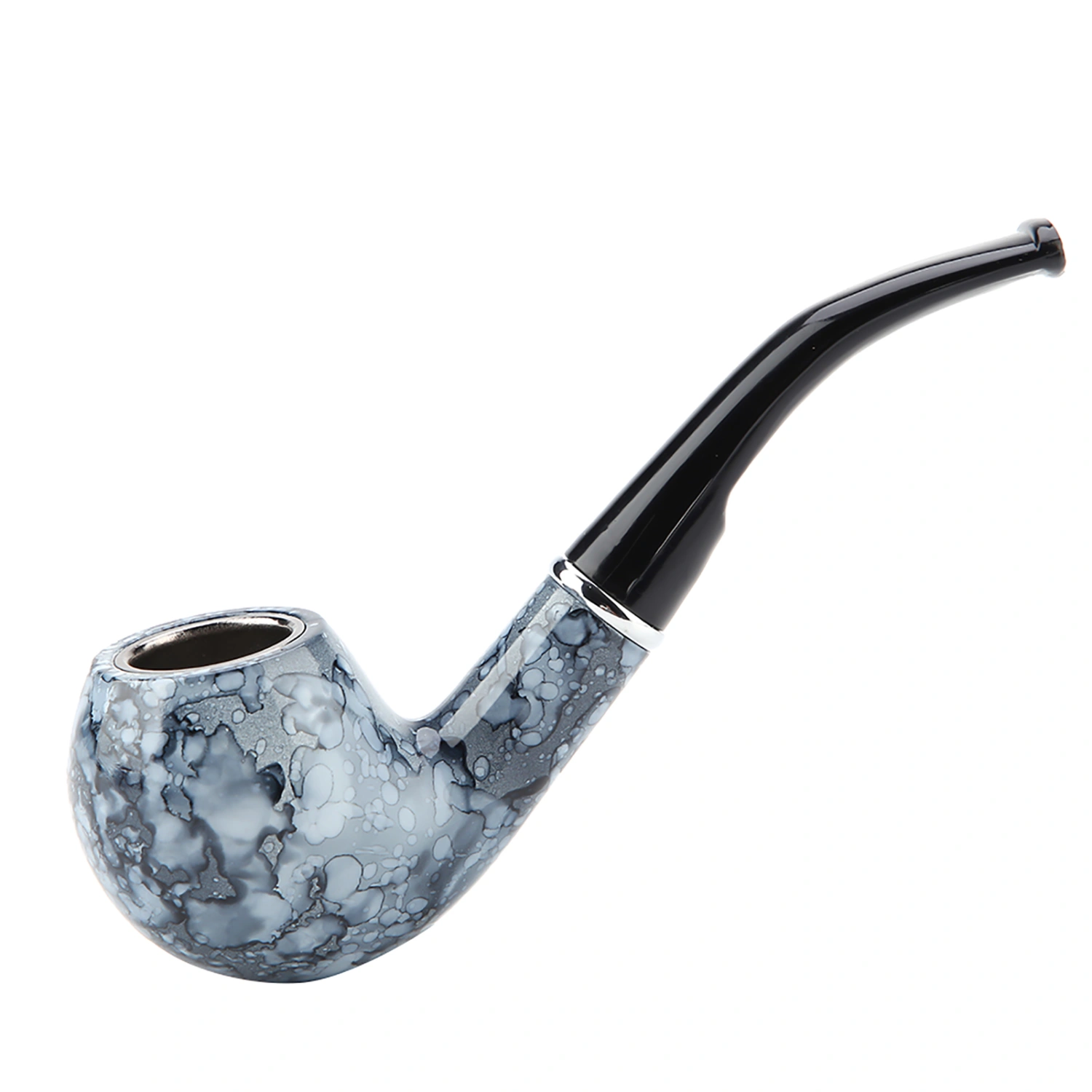 Detachable Resin Smoking Tobacco Pipe Premium Quality Tobacco Pipe for Man (Blue)