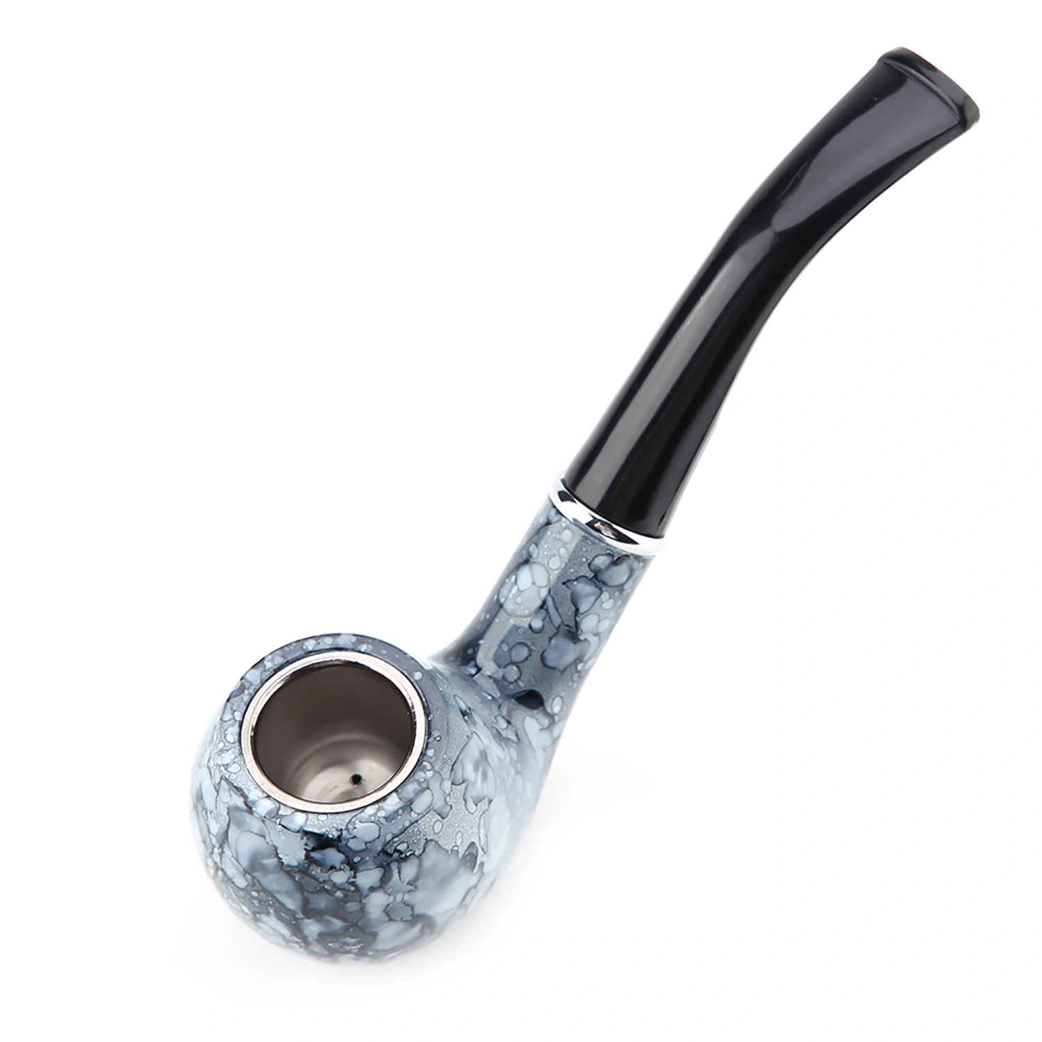 Detachable Resin Smoking Tobacco Pipe Premium Quality Tobacco Pipe for Man (Blue)