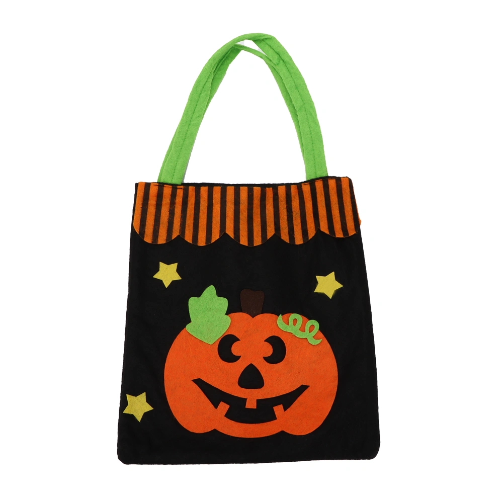 Halloween Tote Bag Reusable Handbag with Handles for Thanksgiving Party Daily SuppliesPumpkin