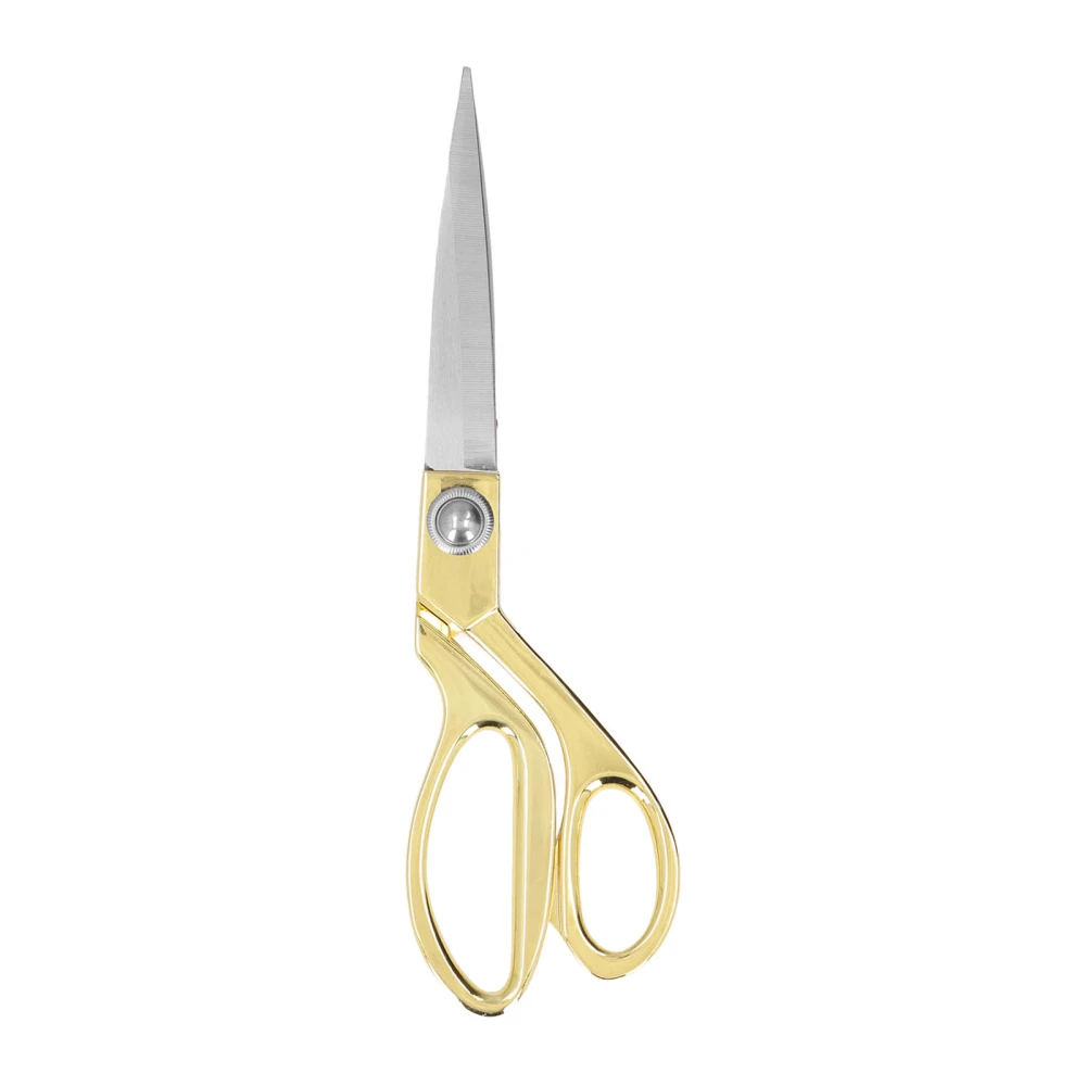 Sewing Scissors Multipurpose Professional Gold Heavy Duty Stainless Steel Tailor Ribbon Scissors10.5inch