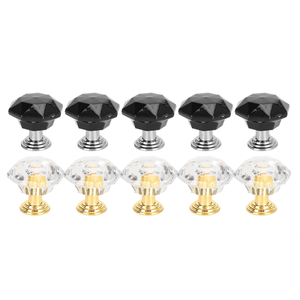 Diamond Shape Cabinet Door Knobs Cupboard Wardrobe Drawer Pulls Handles