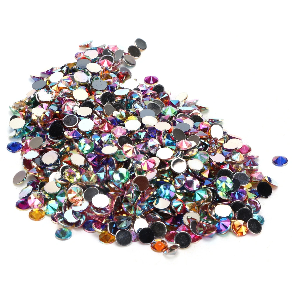 1000Pcs Rhinestone Beautiful HandMade DIY 6mm Jewelry Accessories for Decorate Clothes Shoes(Color Mixing )