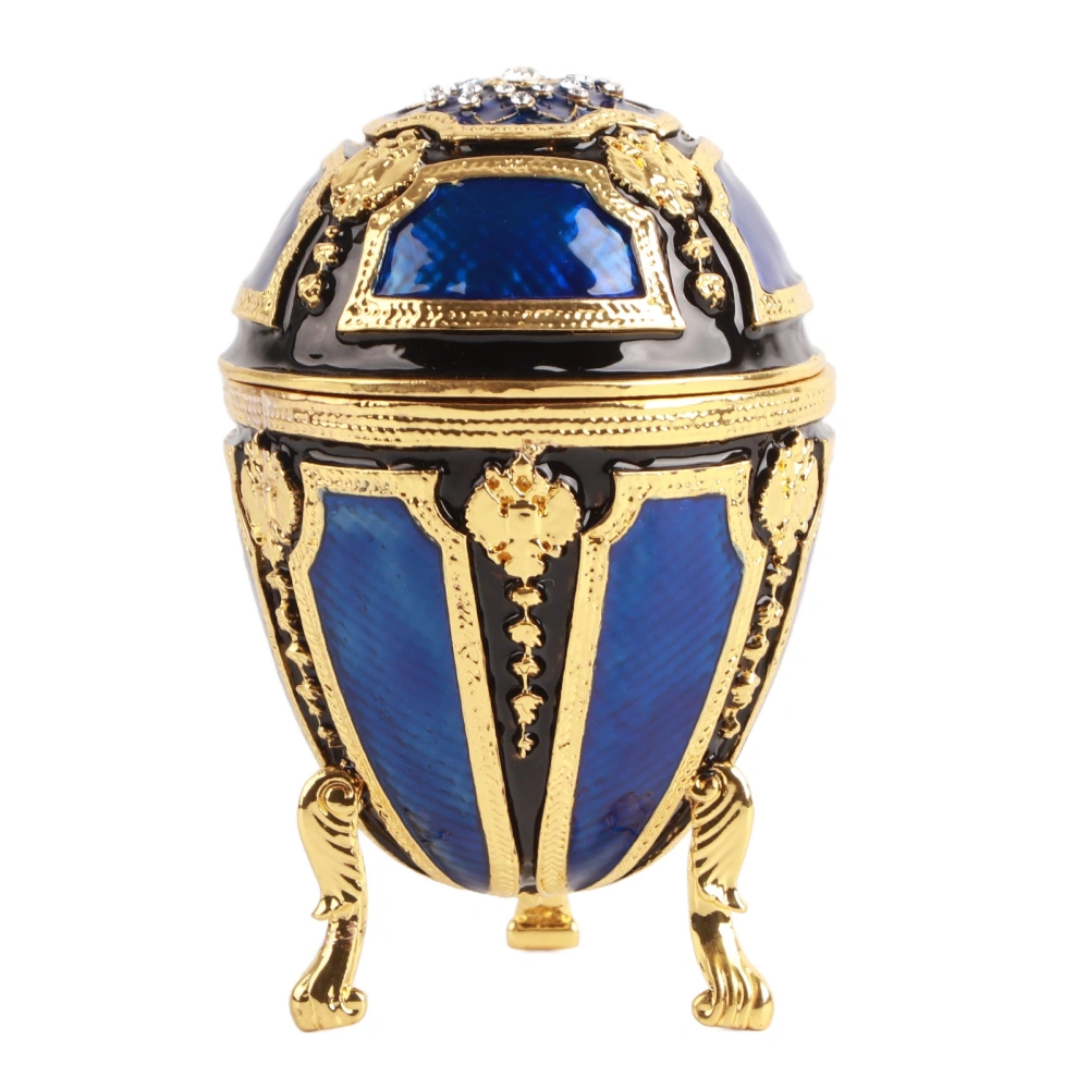 Egg Trinket Box Exquisite Jewelry Ring Holder Storage Box Home Decoration Ornament Gift