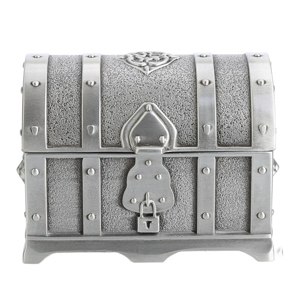 Antique Small Pirate Treasure Chest Wedding Jewelry Gift Box Zinc Alloy Storage Case