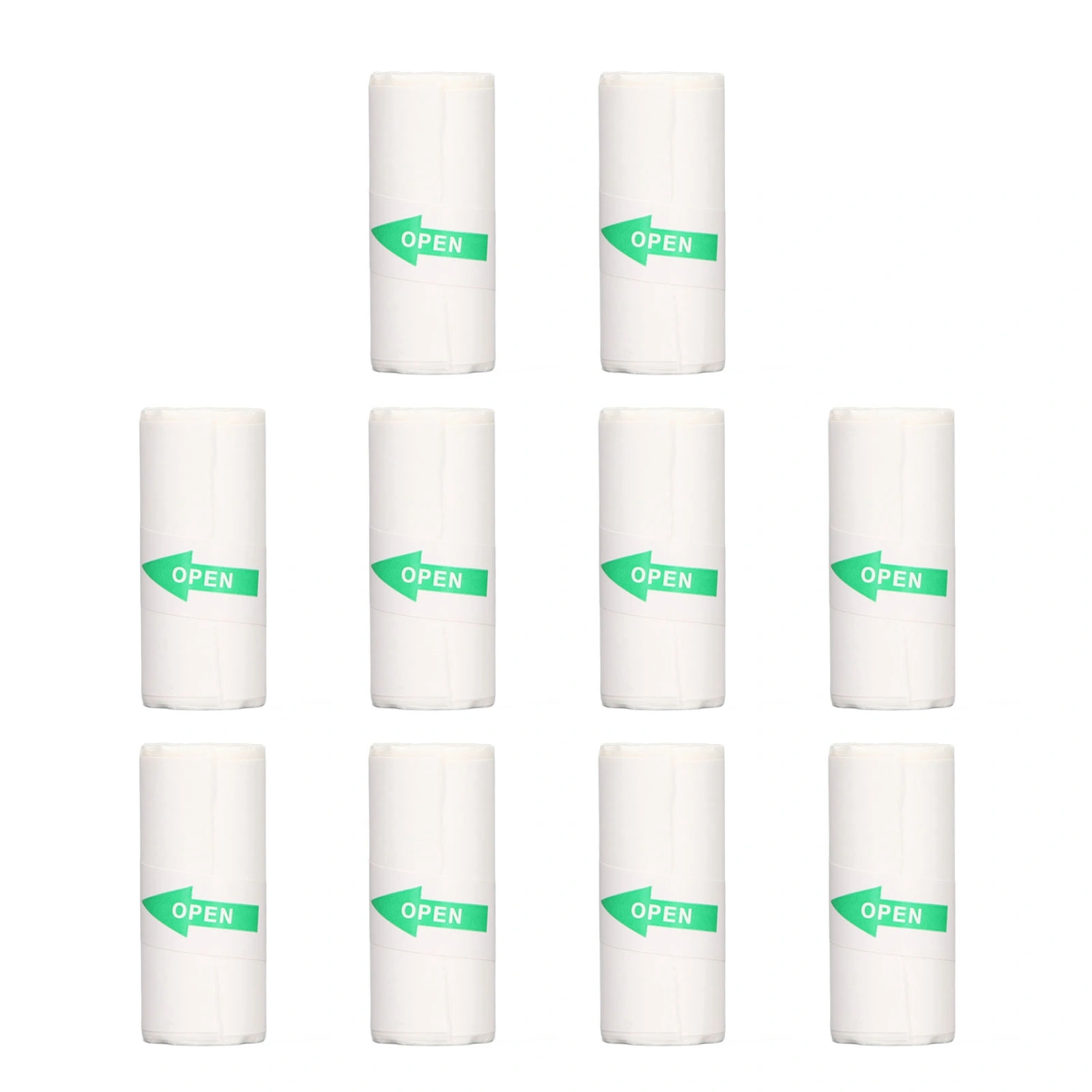 10 Roll Thermal Printer Paper Portable Thermal Self Adhesive Mini Printing Paper for Label Wrong Questions Photo 57x25mm