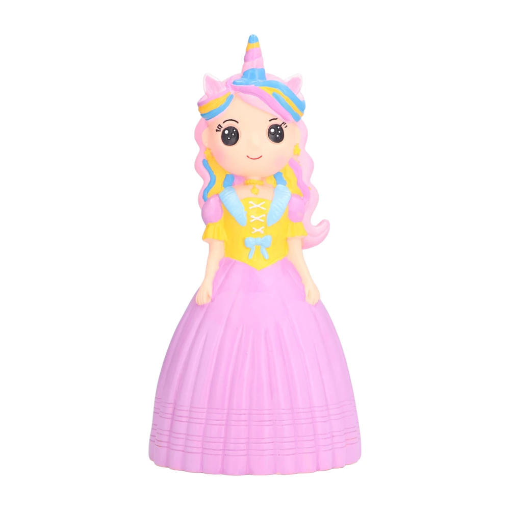 Piggy Bank Cute Exquisite Cartoon Doll Unicorn Girl Piggy Bank Decoration Birthday Gift