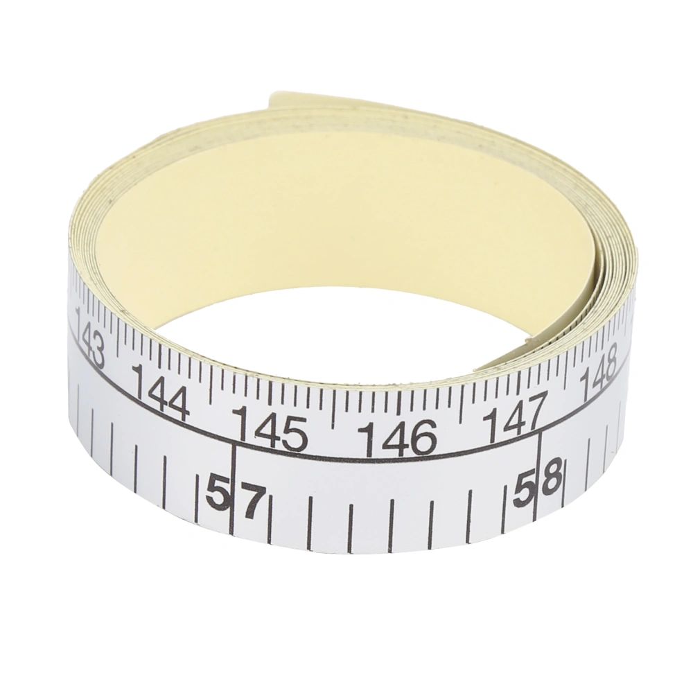 Adhesive Measuring Tape Double Scale Sewing Measuring Flexible Ruler Tailor Soft Tape Measure for Sewing Table