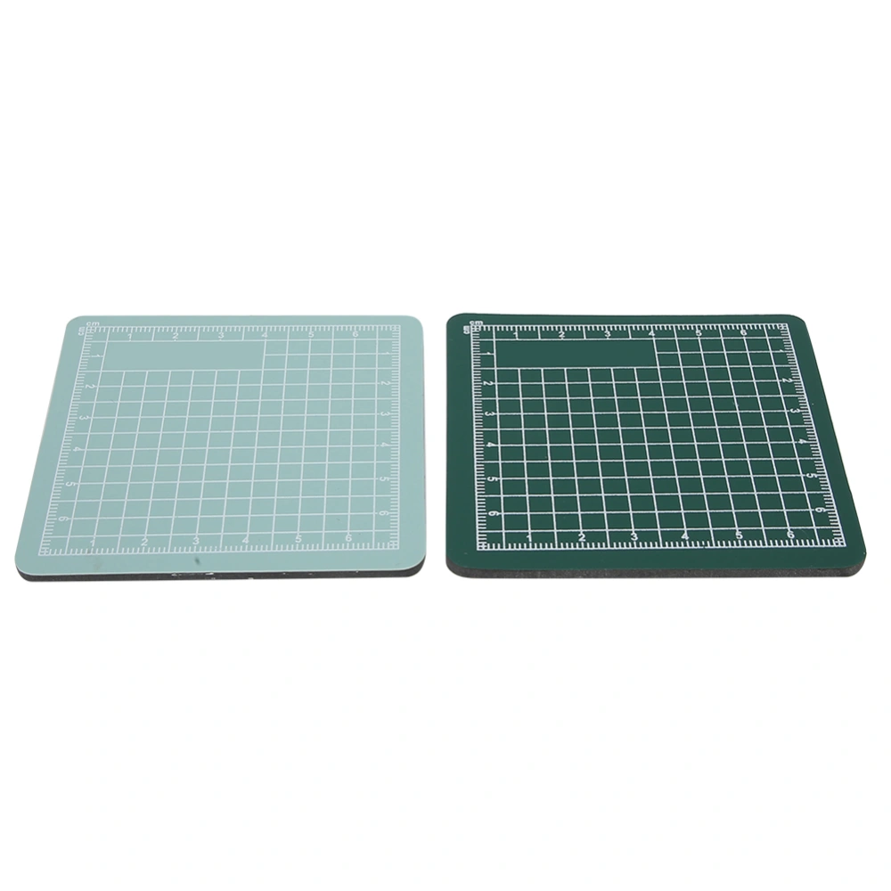 2pcs 8x8cm Mini Cutting Mat Board Self Healing Anti skid PVC Pad Craft Tools