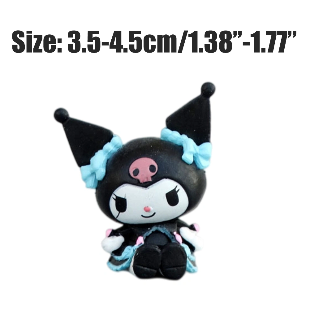 5Pcs Anime Action Figures Set Anime Model Statue Toys Car Dashboard Ornaments Cake Toppers Home Decorations Gifts