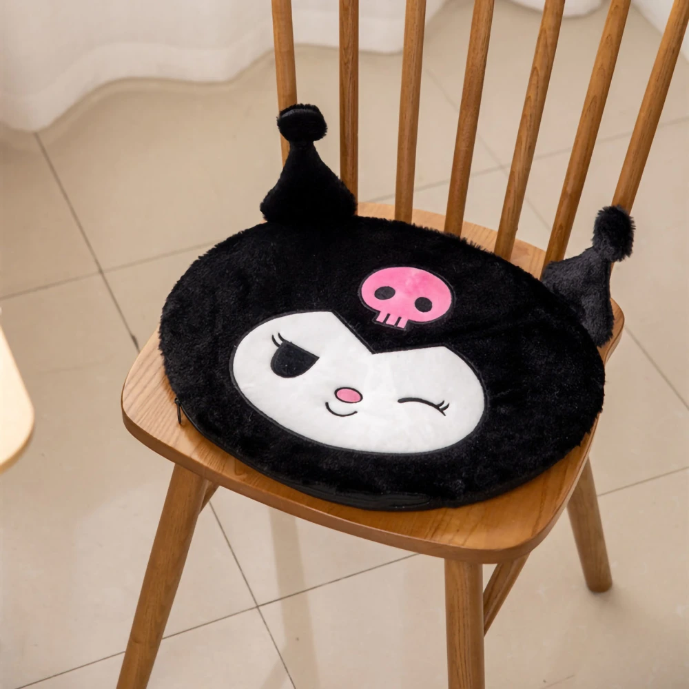 Chair Plush Cushion Cartoon Breathable Comfortable Sponge Seat Cushion for Office Type5