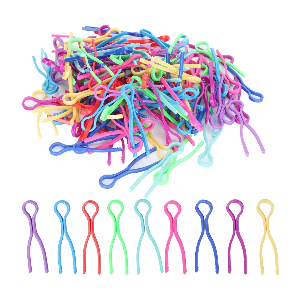 120Pcs Bobbin Thread Clamp Plastic Clip Buddies Thread Control Embroidery Supplies