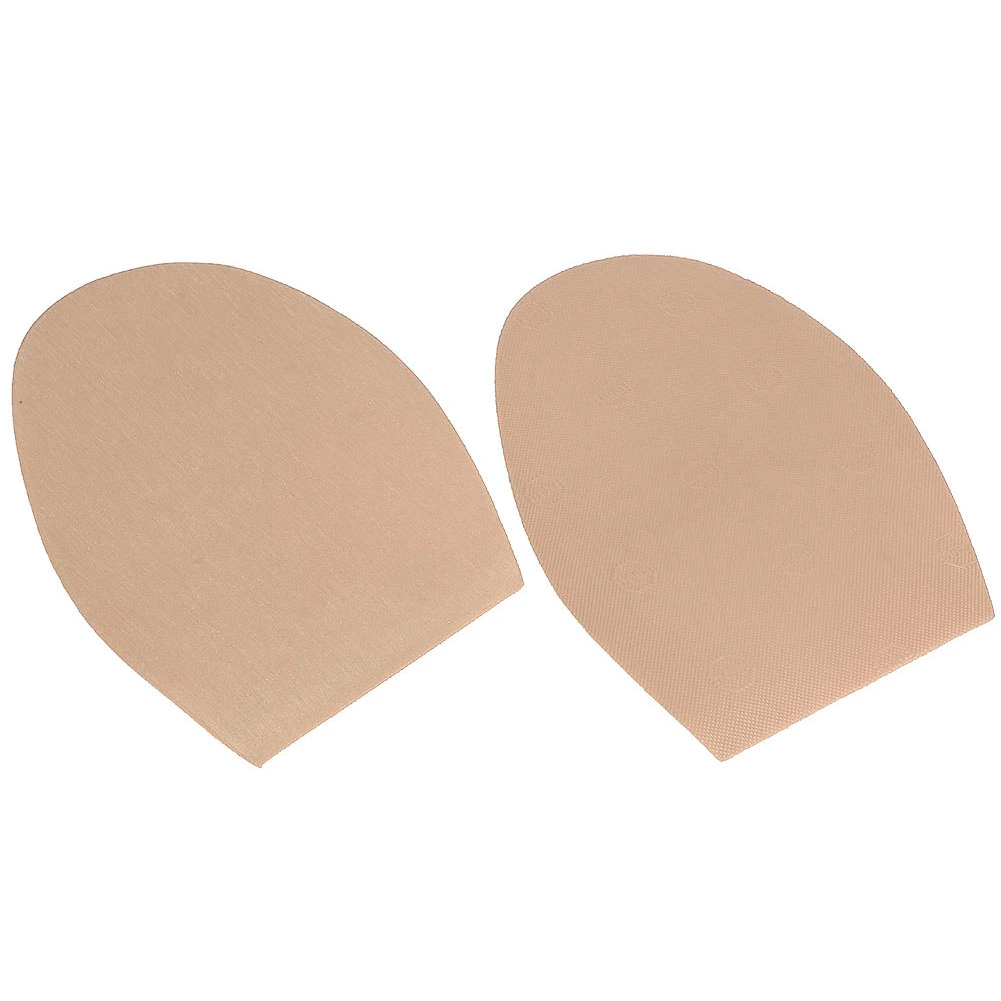1 pair Shoes Repair Rubber Soles Wear resistant Rubber Heels Anti Slip Outsoles (Light Color)