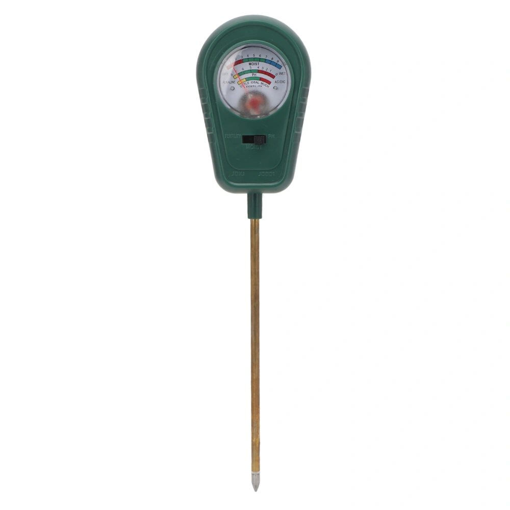 Soil Moisture Meter Professional Accurate Single Pin Fertility Soil PH Meter for Garden Yard Green