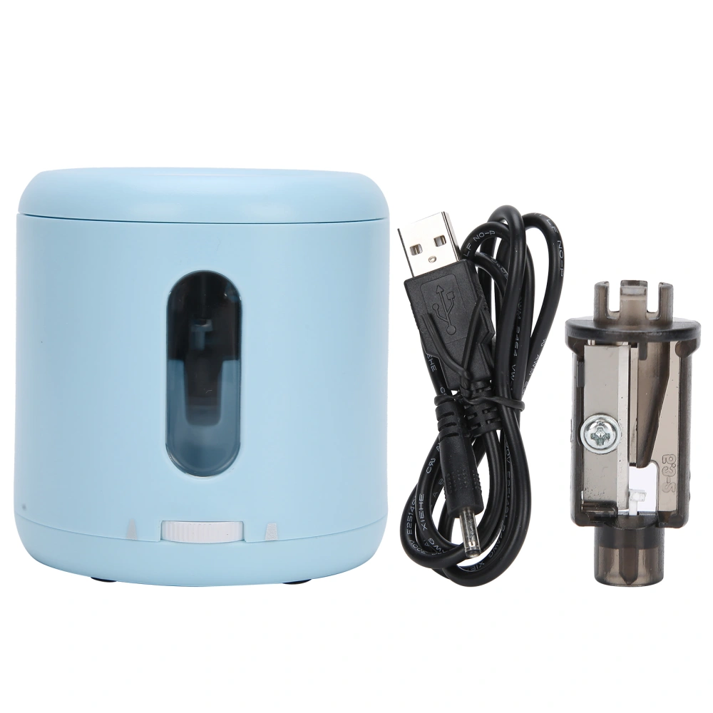 Electric Pencil Sharpener Automatic Fast Sharpen for Children Primary School Students8035‑3 Blue