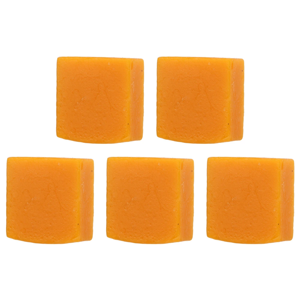 5PCS Beeswax Block 15 to 25°C Storage Finely Purified Beeswax Leather Beeswax for Furniture Polishing Maintain