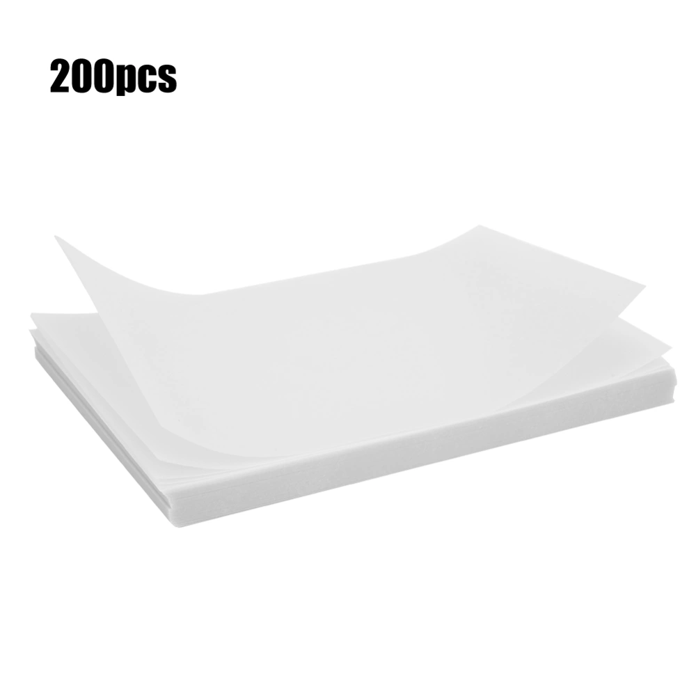 200 Pcs Vegetable Parchment Half Transparent Pure Wood Pulp Universal Tracing Paper