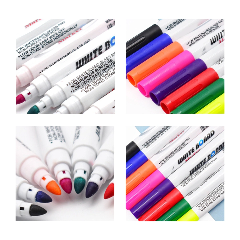 8/12 Pcs Magical Water Painting Pen Toy Whiteboard Dry Erase Pen White Board Marker Student Children Drawing Pen