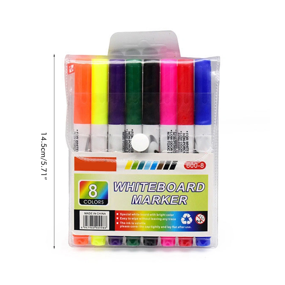 8/12 Pcs Magical Water Painting Pen Toy Whiteboard Dry Erase Pen White Board Marker Student Children Drawing Pen