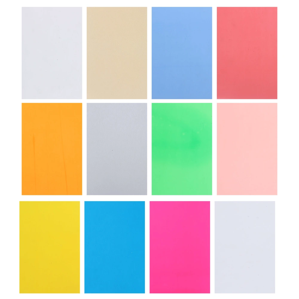 12Pcs Heat Shrink Film Sheets Colorful DIY Keychain HandMade Accessories 14.5x20cm