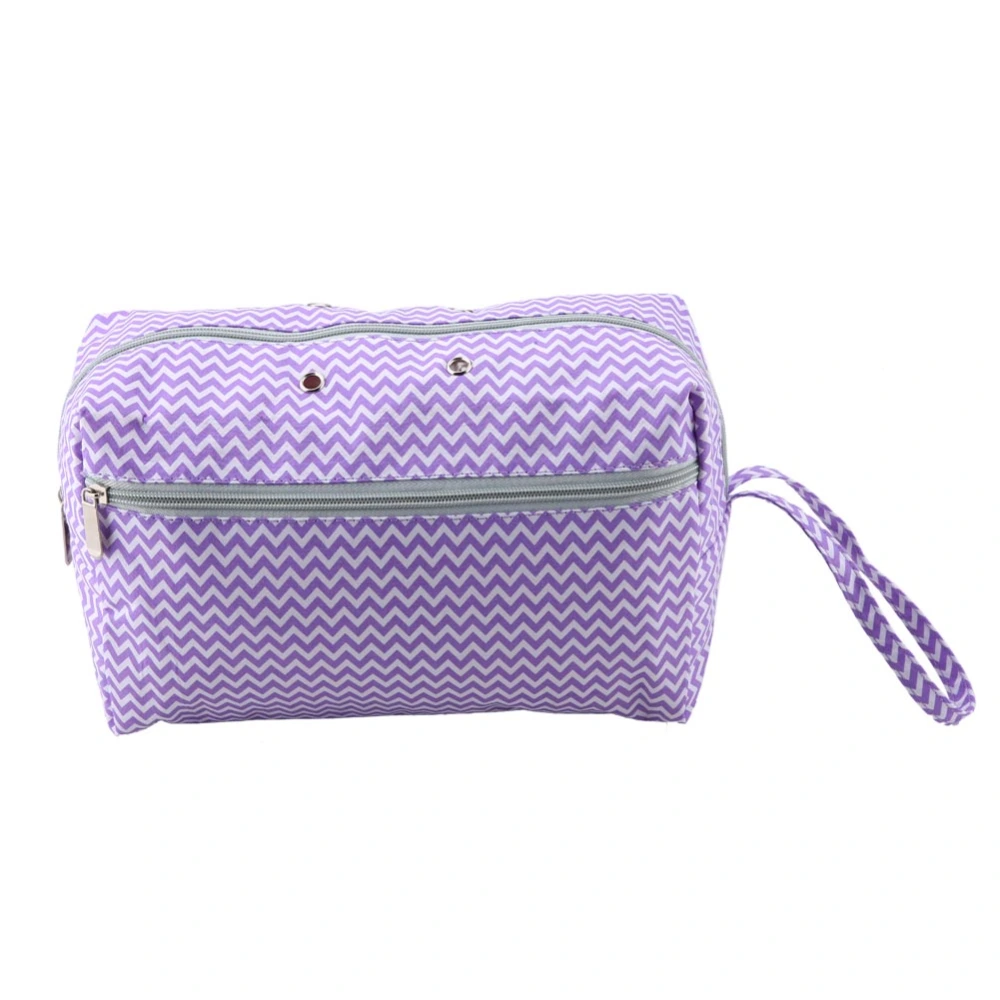 Knitting Bag Yarn Storage Crochet Organizer for Knitting Tools Accessories Purple (Large)