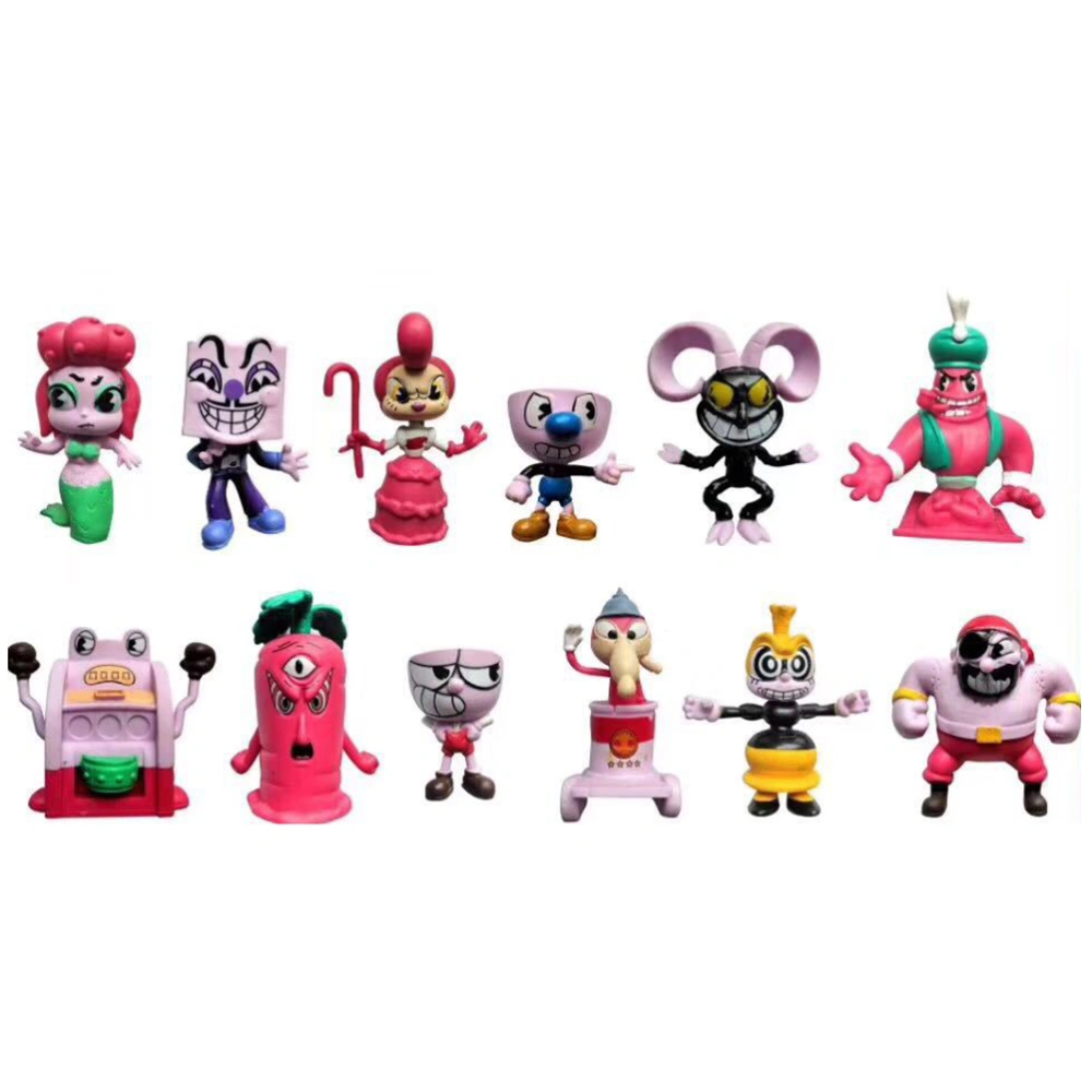 12 Pcs Animation Toy Dolls PVC Figure Model Toy for Children Collection Gifts Room Decoration Ornaments