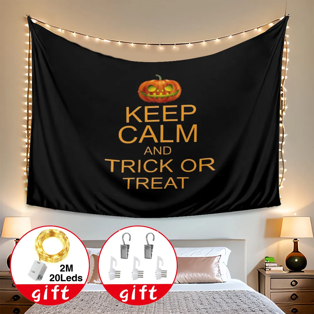 Halloween Decorative Tapestry, Haunted Tapestry, for Bedroom Living Room Decor,#005