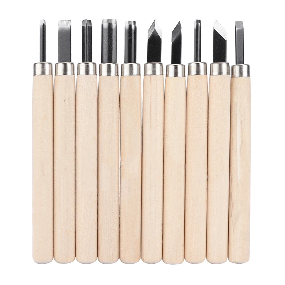 10pcs Wood Carving Knife Set Carpenter Woodworking DIY Craft Hand Tool for Soap Clay Pumpkin