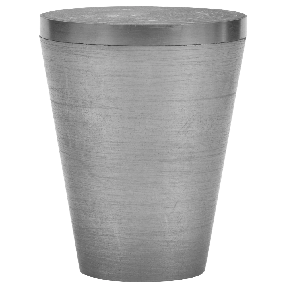 Graphite Crucible Metal Liquid Melting Mixing Tool for Geology Experiment Analysis Diameter 52 x height 65mm graphite crucible with cover